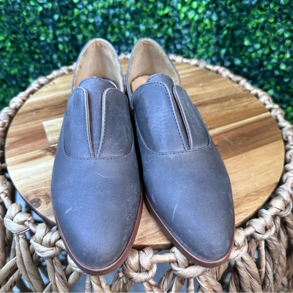 Nisolo x‎ Anthropologie gray oxfords EUC in box